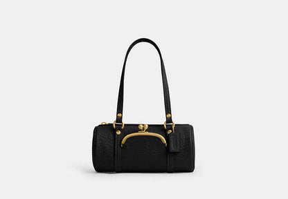 Kisslock Barrel Bag 28