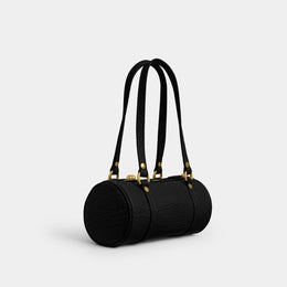 Kisslock Barrel Bag 28