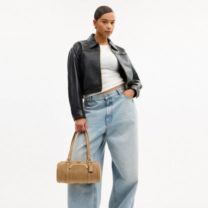 Kisslock Barrel Bag 28