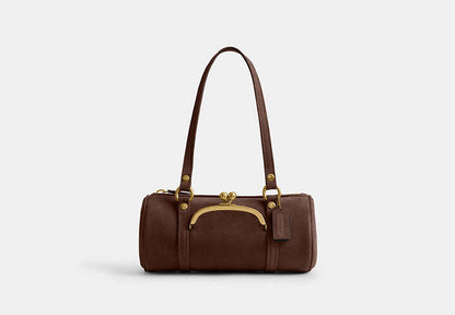 Kisslock Barrel Bag 28