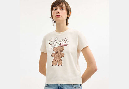 Teddy Stuffie T-Shirt In Organic Cotton