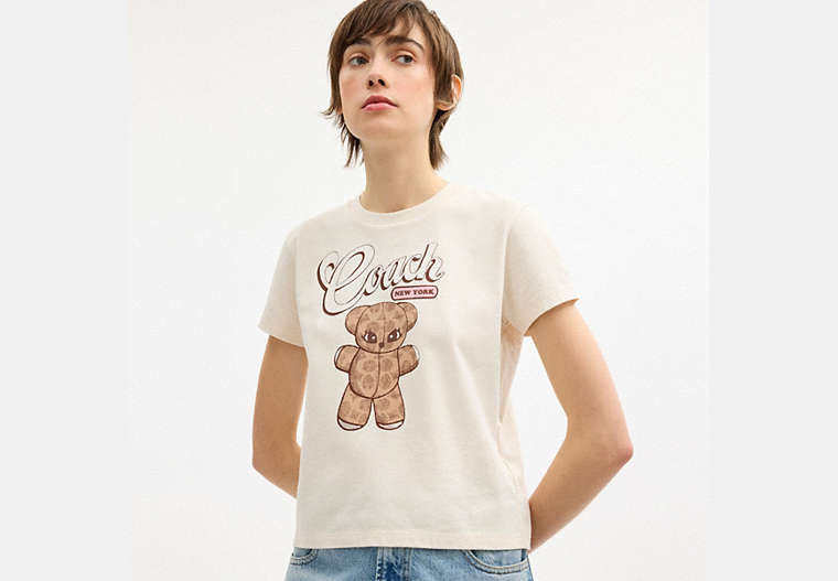 Teddy Stuffie T-Shirt In Organic Cotton