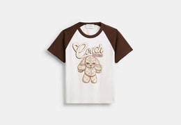 Floppy Stuffie Raglan T-Shirt In Organic Cotton