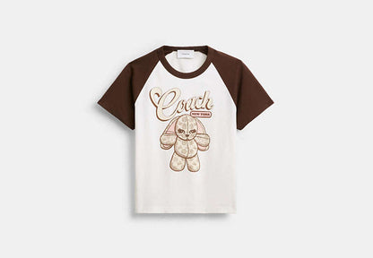 Floppy Stuffie Raglan T-Shirt In Organic Cotton