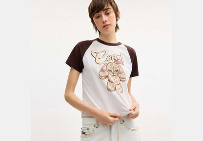 Floppy Stuffie Raglan T-Shirt In Organic Cotton
