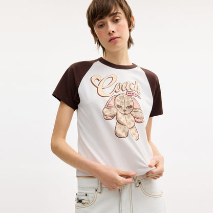 Floppy Stuffie Raglan T-Shirt In Organic Cotton
