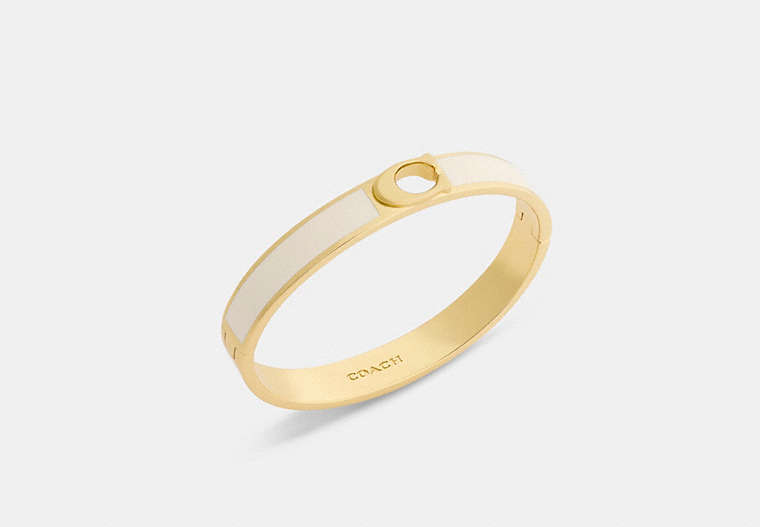 C Hinged Bangle