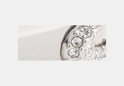 Pavé C Hinged Bangle