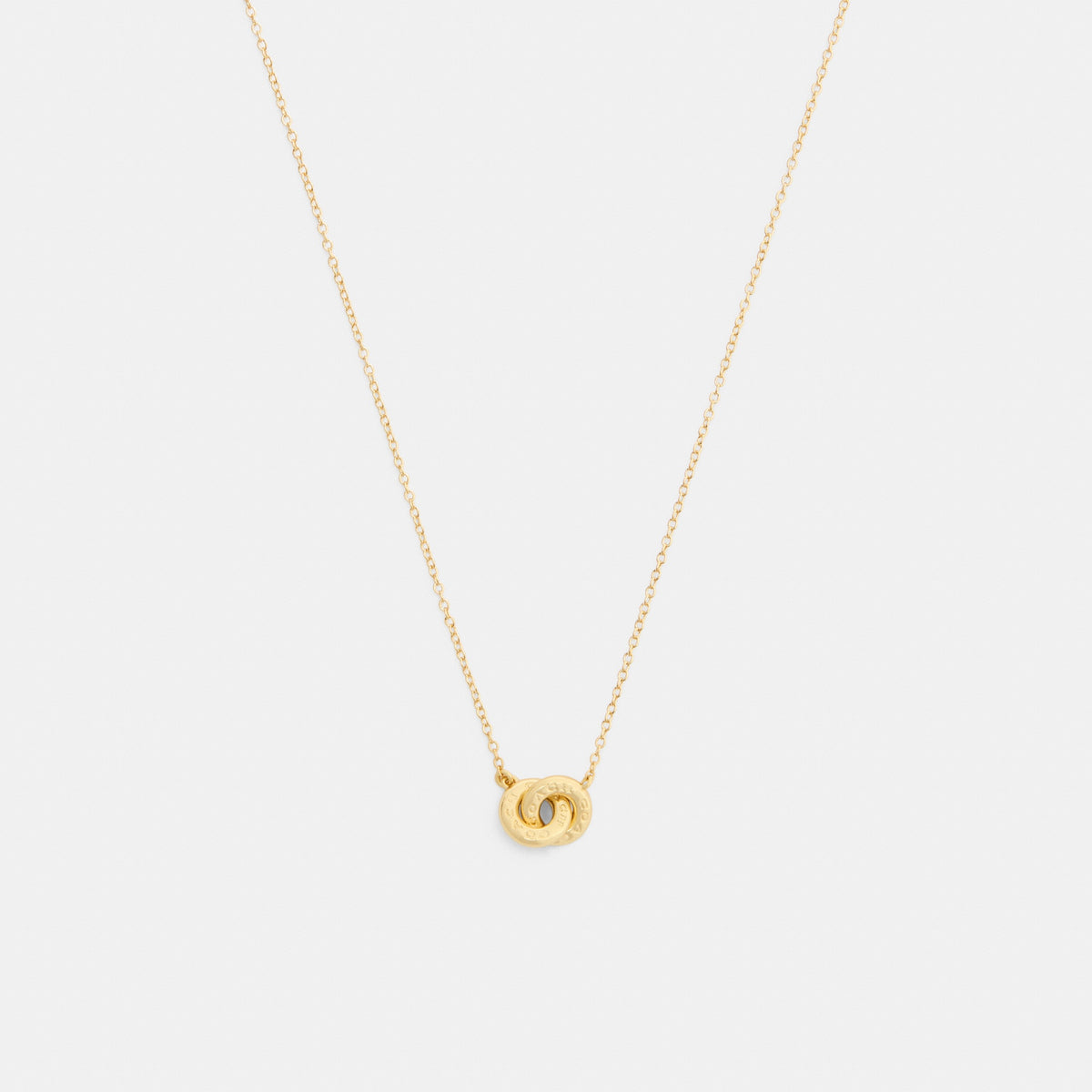 Interlock Pendant Necklace