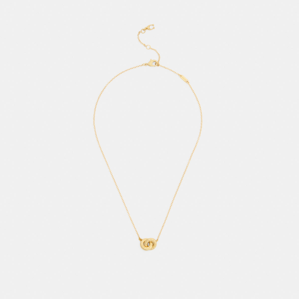 Interlock Pendant Necklace