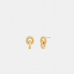 Interlock Drop Earrings