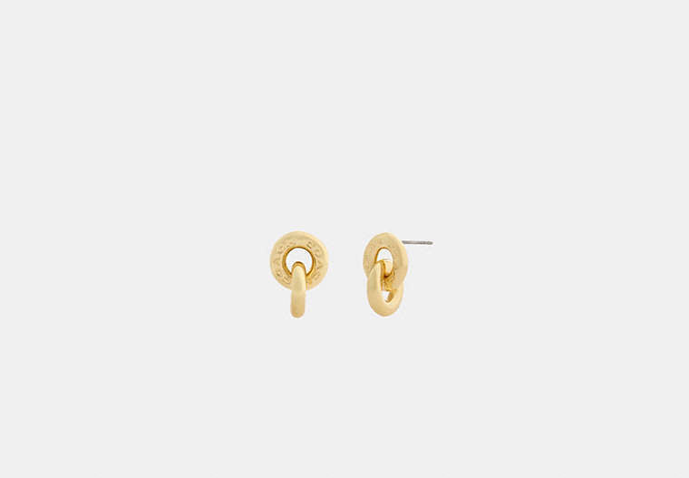 Interlock Drop Earrings