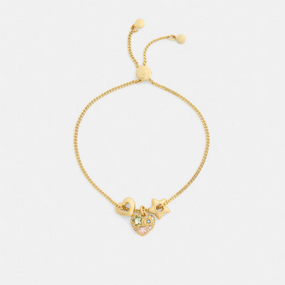 Stars And Hearts Rondell Slider Bracelet