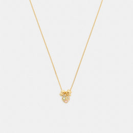 Stars And Hearts Rondell Pendant Necklace