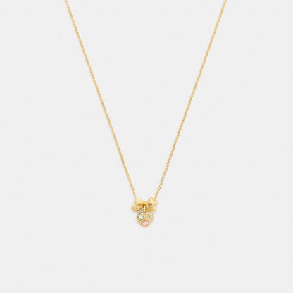 Stars And Hearts Rondell Pendant Necklace