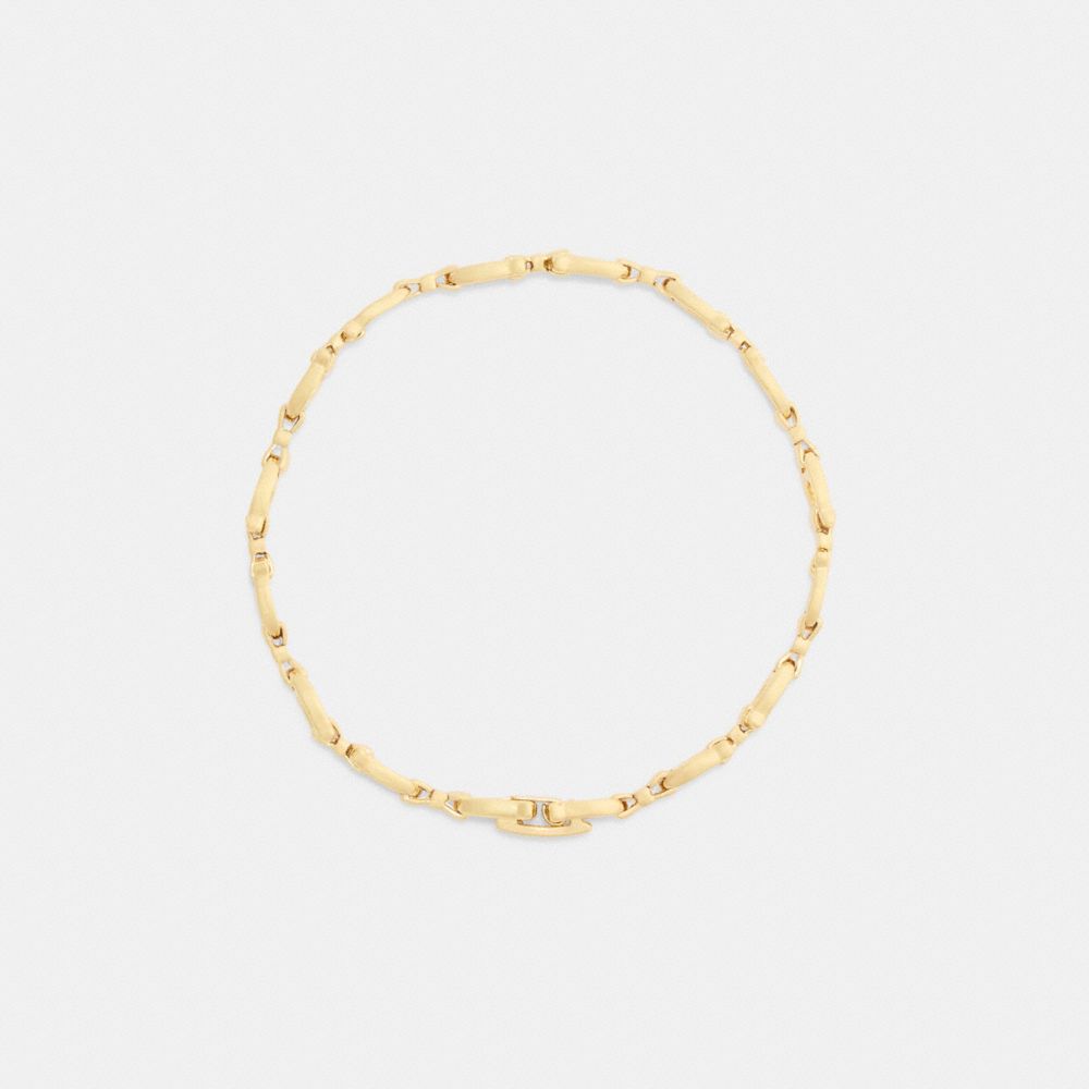 Bow Chain Linear Bracelet