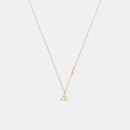 Pearl Cherry Pendant Necklace