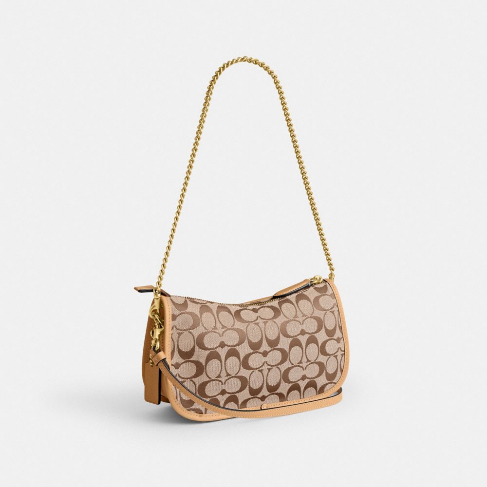 Twin Turnlock Waverly Bag In Signature Regenerative Cotton Denim