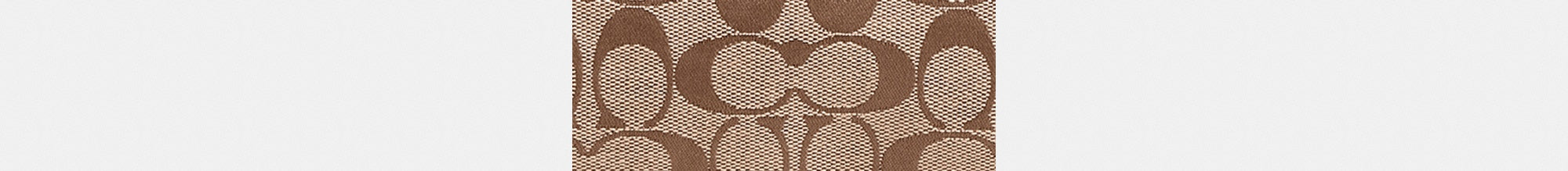 Kisslock Barrel Bag In Signature Jacquard