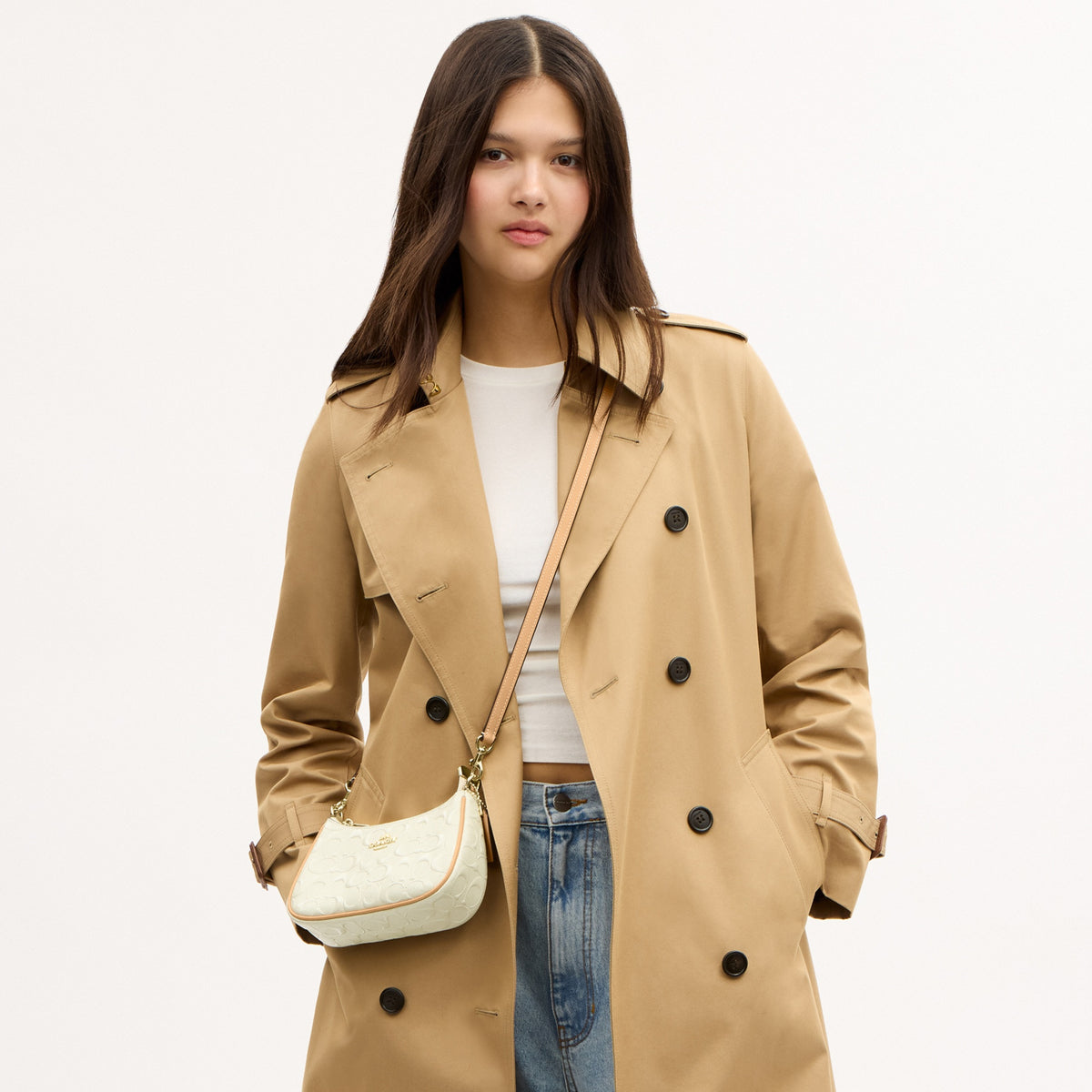 Teri Mini Crossbody Bag In Signature Leather