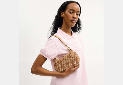 Teri Mini Crossbody Bag With Gingham Print