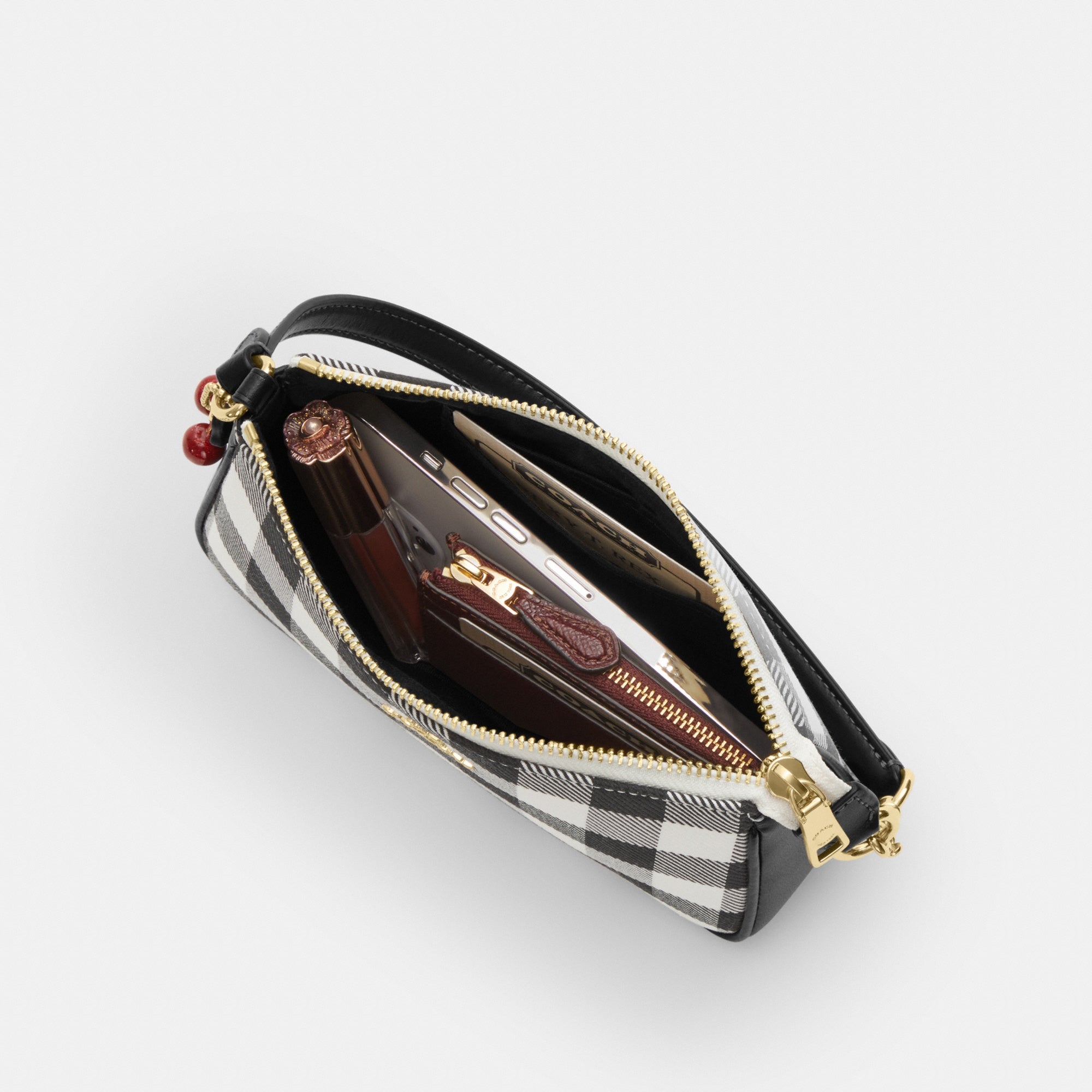 Nolita 19 With Gingham Print And Charm