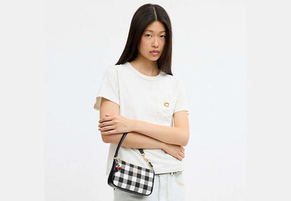 Nolita 19 With Gingham Print And Charm