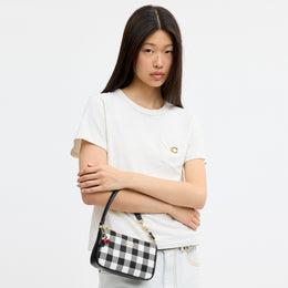 Nolita 19 With Gingham Print And Charm
