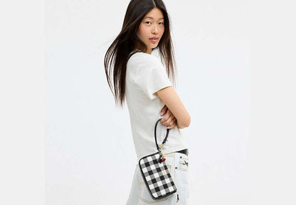 Nolita 19 With Gingham Print And Charm