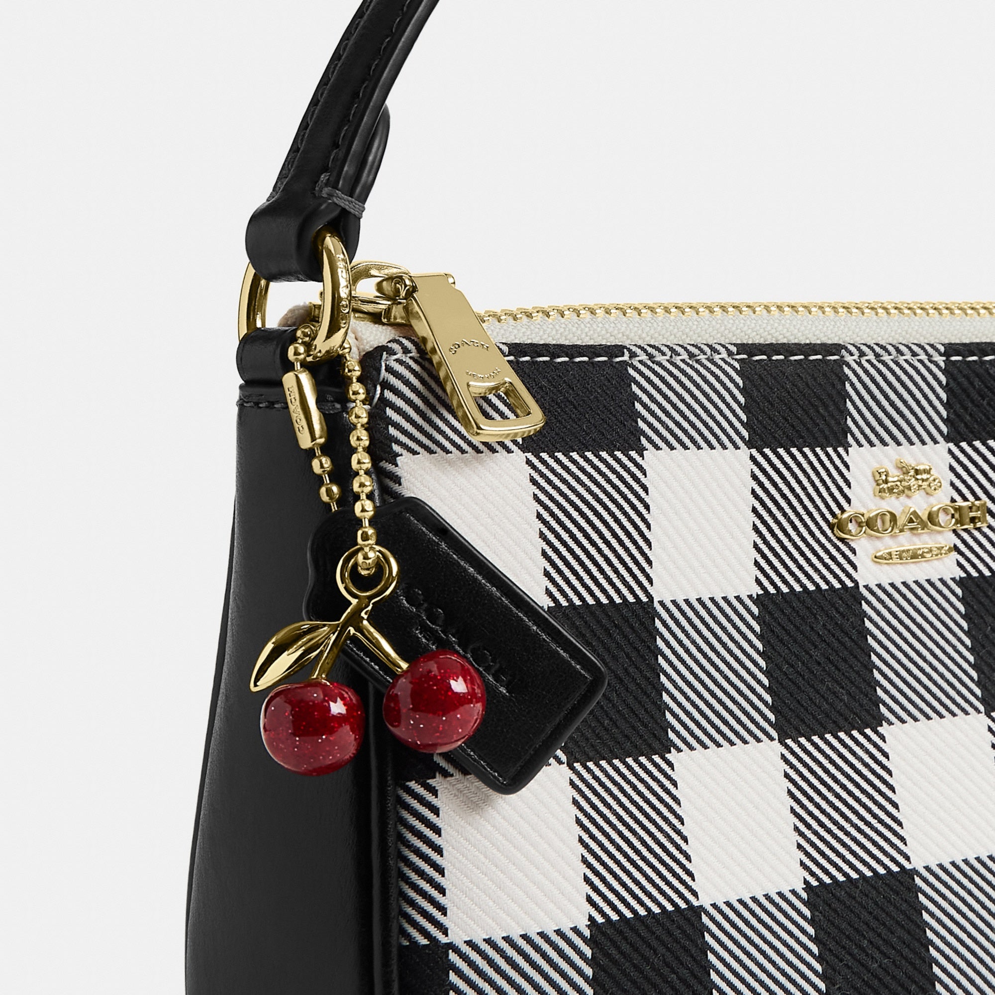 Nolita 19 With Gingham Print And Charm