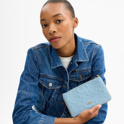 Ashton Wristlet In Signature Leather