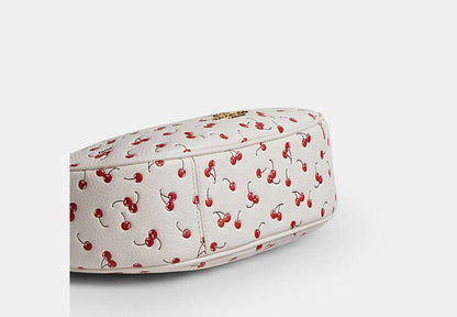 Emily Shoulder Bag With Cherry Print