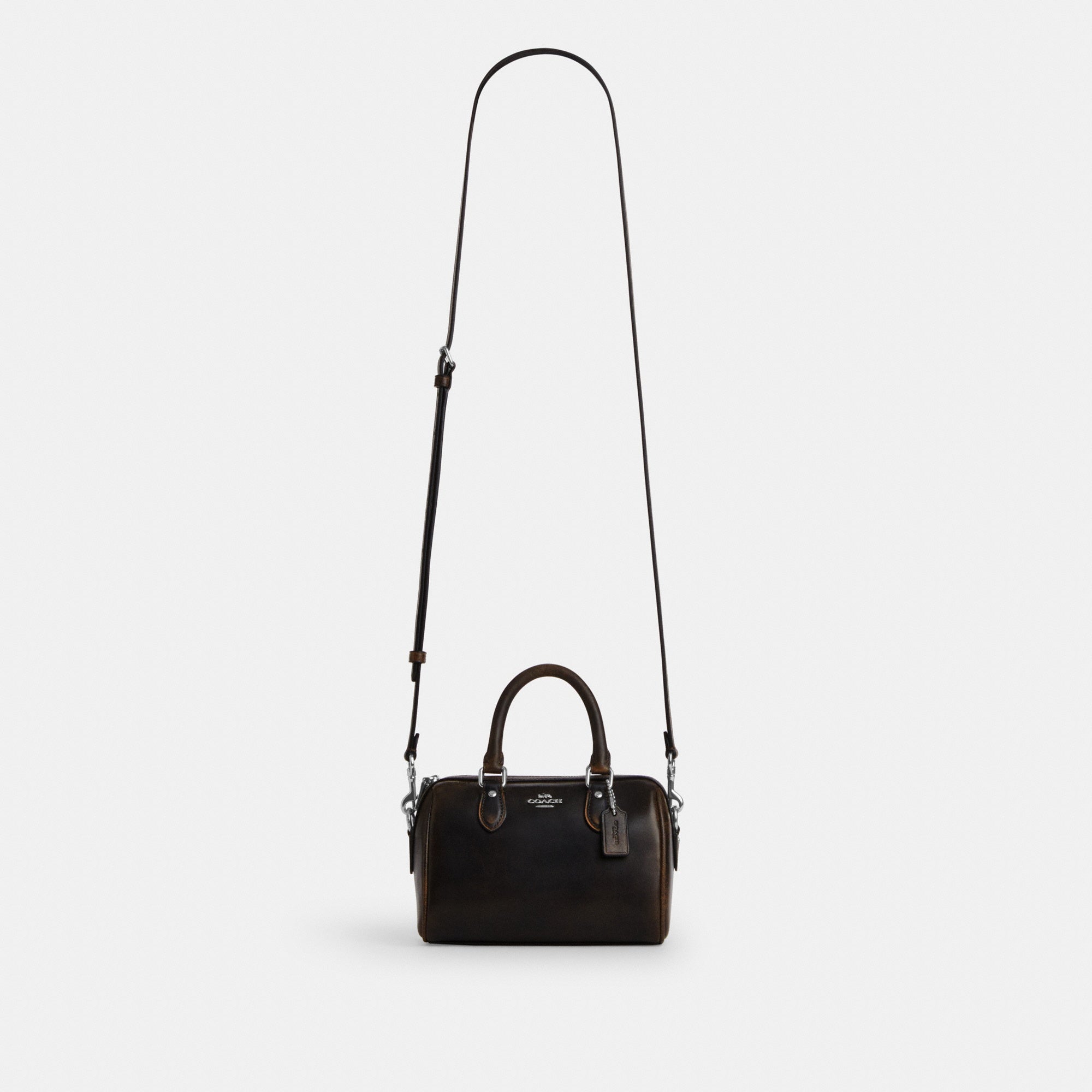 Mini Rowan Crossbody Bag In Loved Leather