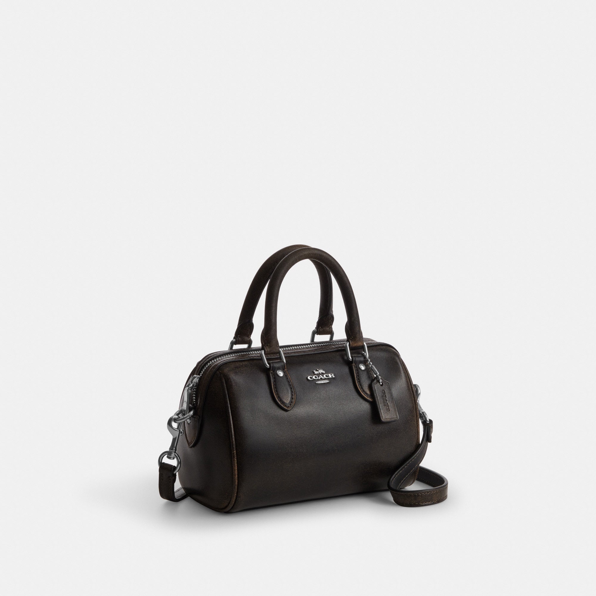 Mini Rowan Crossbody Bag In Loved Leather