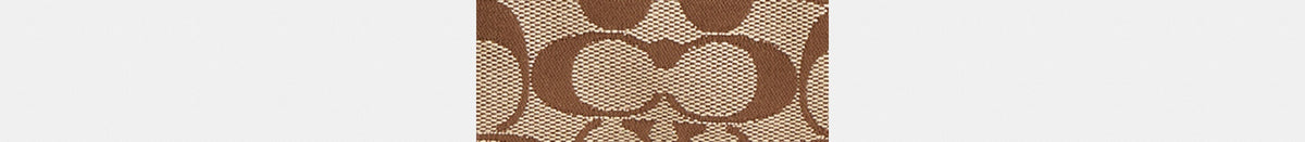 Kisslock Barrel Bag 28 In Signature Jacquard