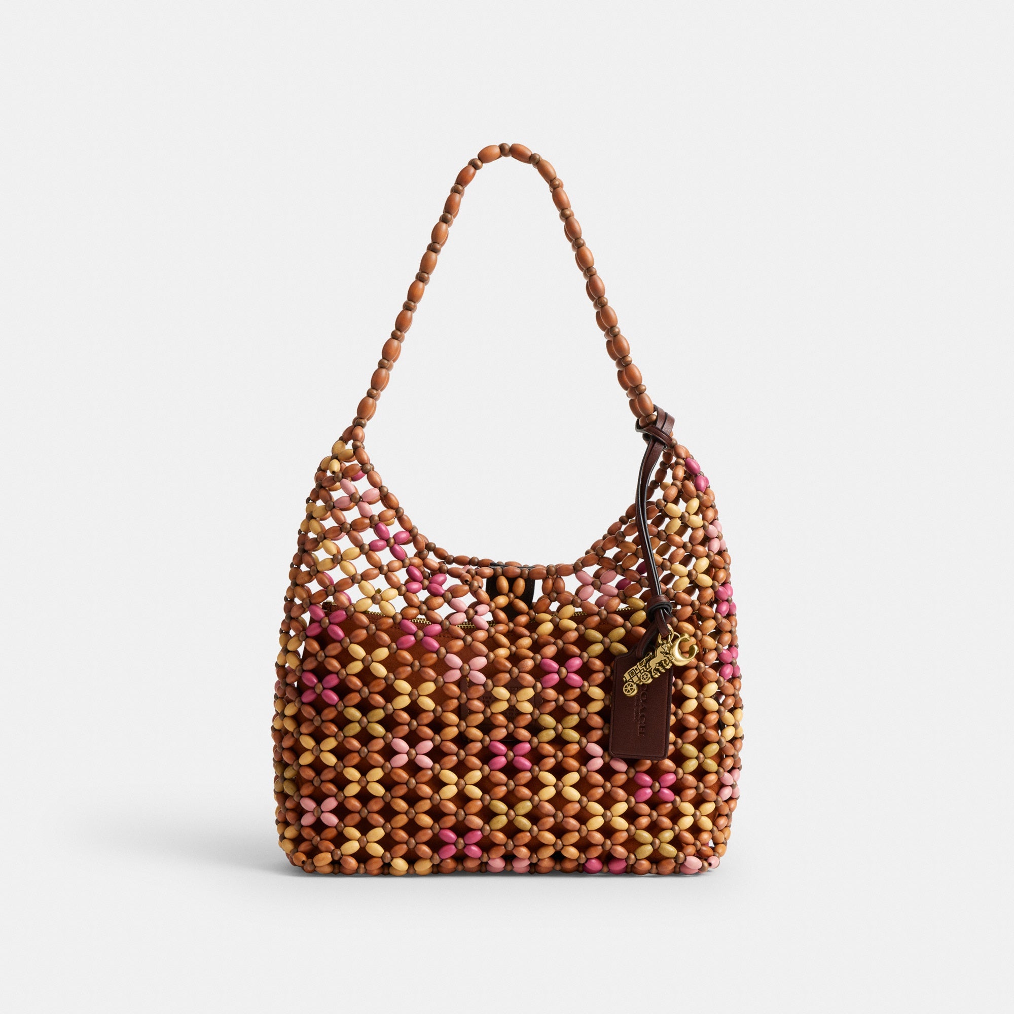 Brooklyn Shoulder Bag 28 With Wooden Beading