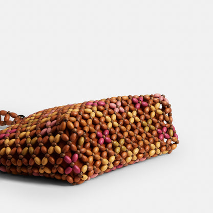 Brooklyn Shoulder Bag 28 With Wooden Beading
