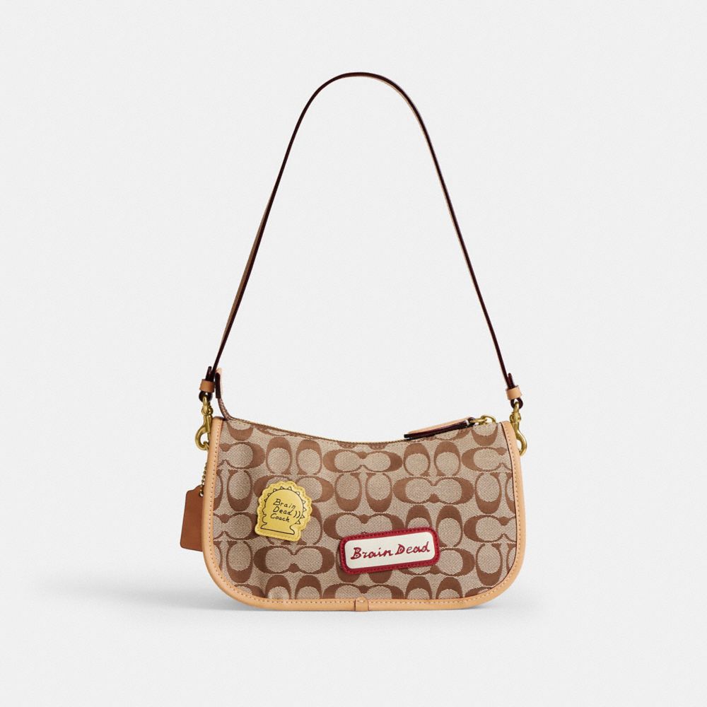 Twin Turnlock Waverly Bag In Signature Regenerative Cotton Denim