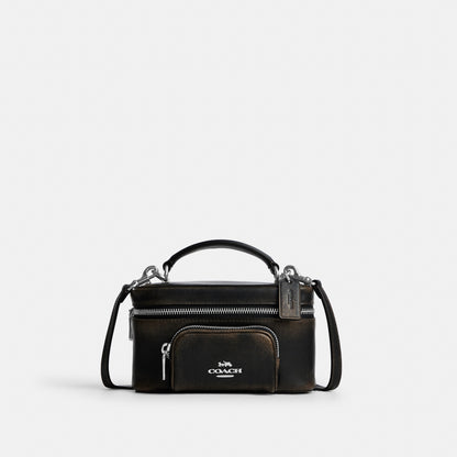 Rainer Crossbody Bag 18 With Pocket In Loved Leather