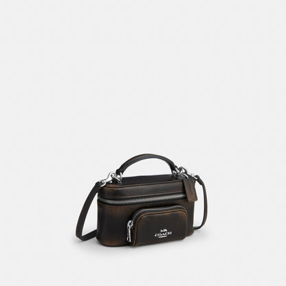 Rainer Crossbody Bag 18 With Pocket In Loved Leather