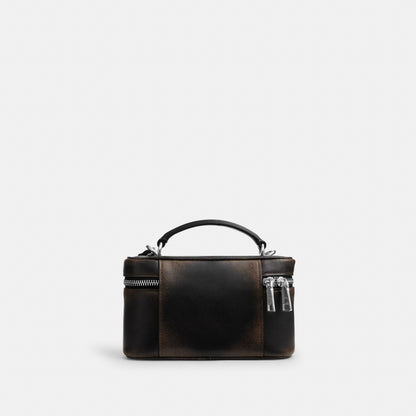 Rainer Crossbody Bag 18 With Pocket In Loved Leather