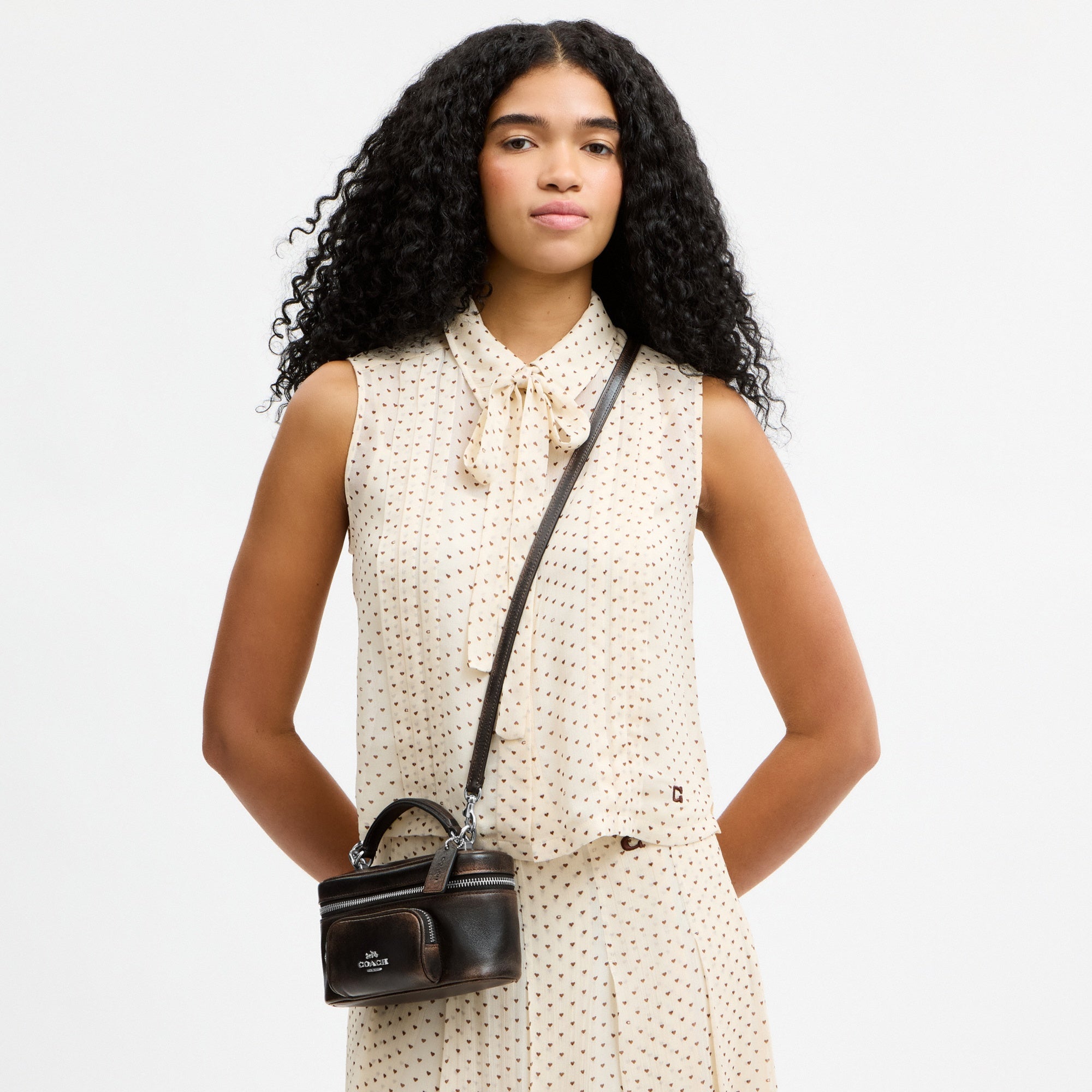 Rainer Crossbody Bag 18 With Pocket In Loved Leather