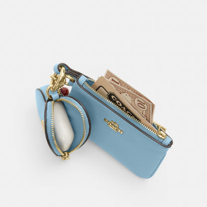 Wristlet And Heart Pouch With Charm