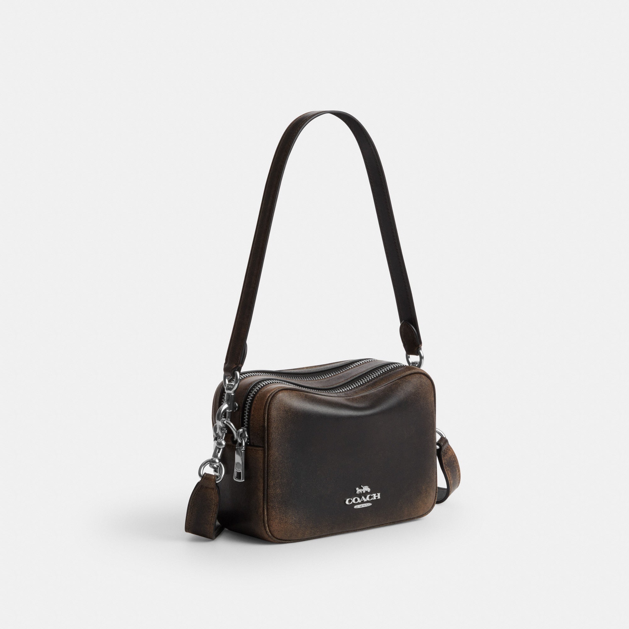 Mini Carey Crossbody Bag In Loved Leather
