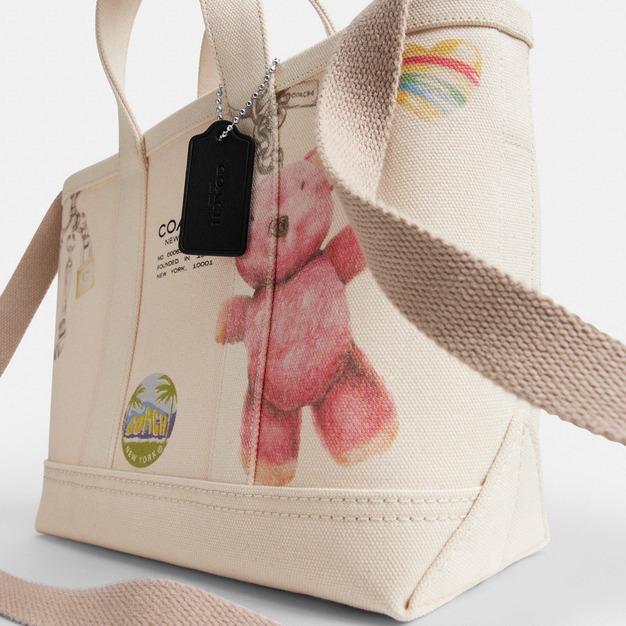 Utility Tote 27 With Sketch Print