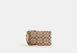 Essential Small Wristlet In Signature Jacquard