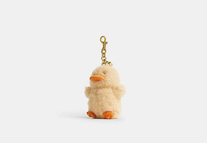 Ducky Bag Charm In Shearling