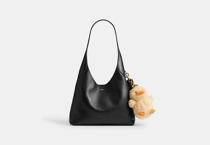 Ducky Bag Charm In Shearling
