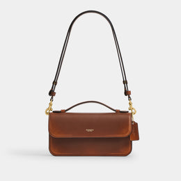 New York Elora Top Handle Crossbody Bag In Loved Leather