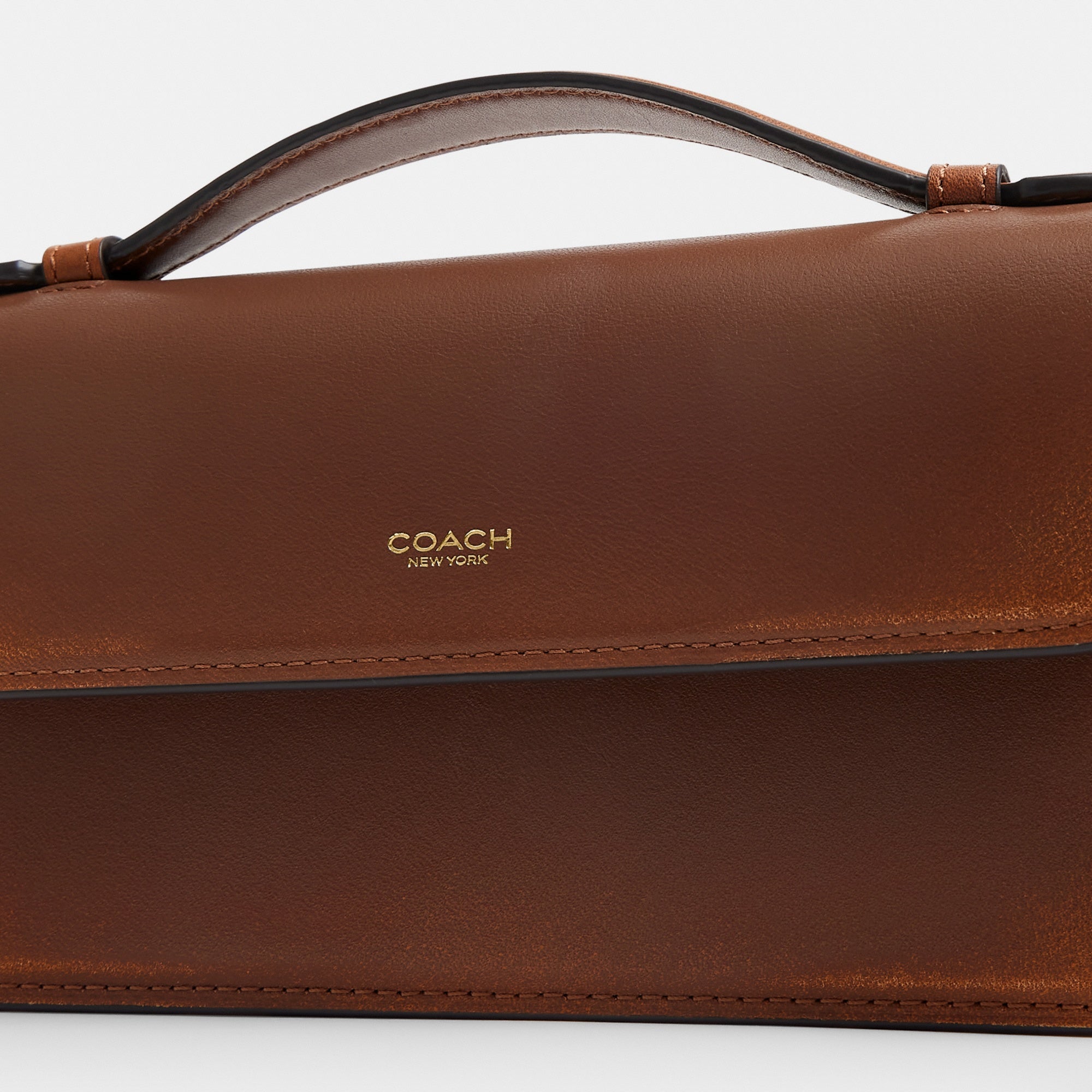 New York Elora Top Handle Crossbody Bag In Loved Leather